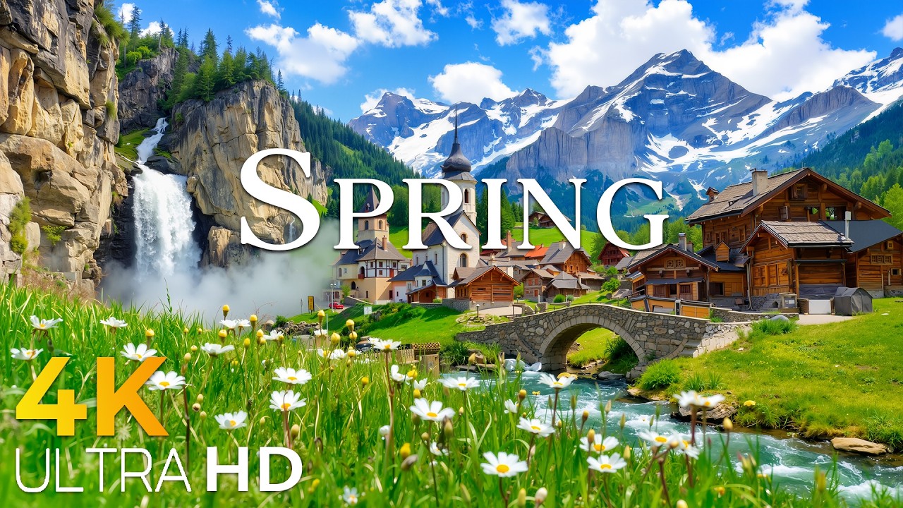 Guarda Switzerland in Spring 4K • Alpine Meadows & Peaceful Mountain Ambience | Relaxing Nature Film su YouTube Guarda Switzerland in Spring 4K • Alpine Meadows & Peaceful Mountain Ambience | Relaxing Nature Film su YouTube
