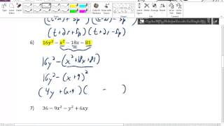 Alg1 - 5.Day.10 Notes - 4-term factor-by-grouping (3 and 1 factoring)