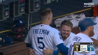 Freddie Freeman ties up NLDS Game 2 with a homer!