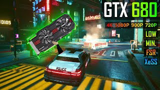 The GTX 680 from 2012 in Cyberpunk 2077...