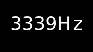 Speaker Sound Test 3339Hz