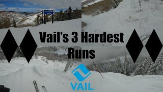 My 3 Hardest Runs at Vail [4K]