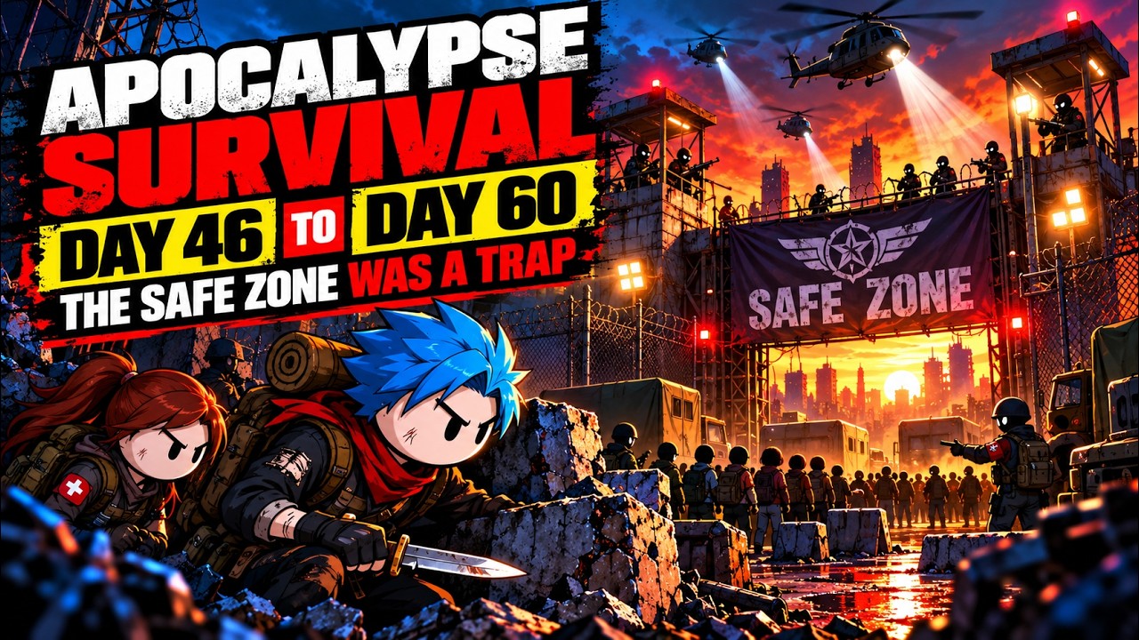 Apocalypse Survival Day 46 to Day 60 — The Safe Zone Was a Trap - YouTube