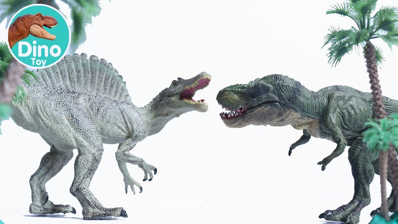 Spinosaurus vs. trex toy Dino Toy Ep.61 YouTube