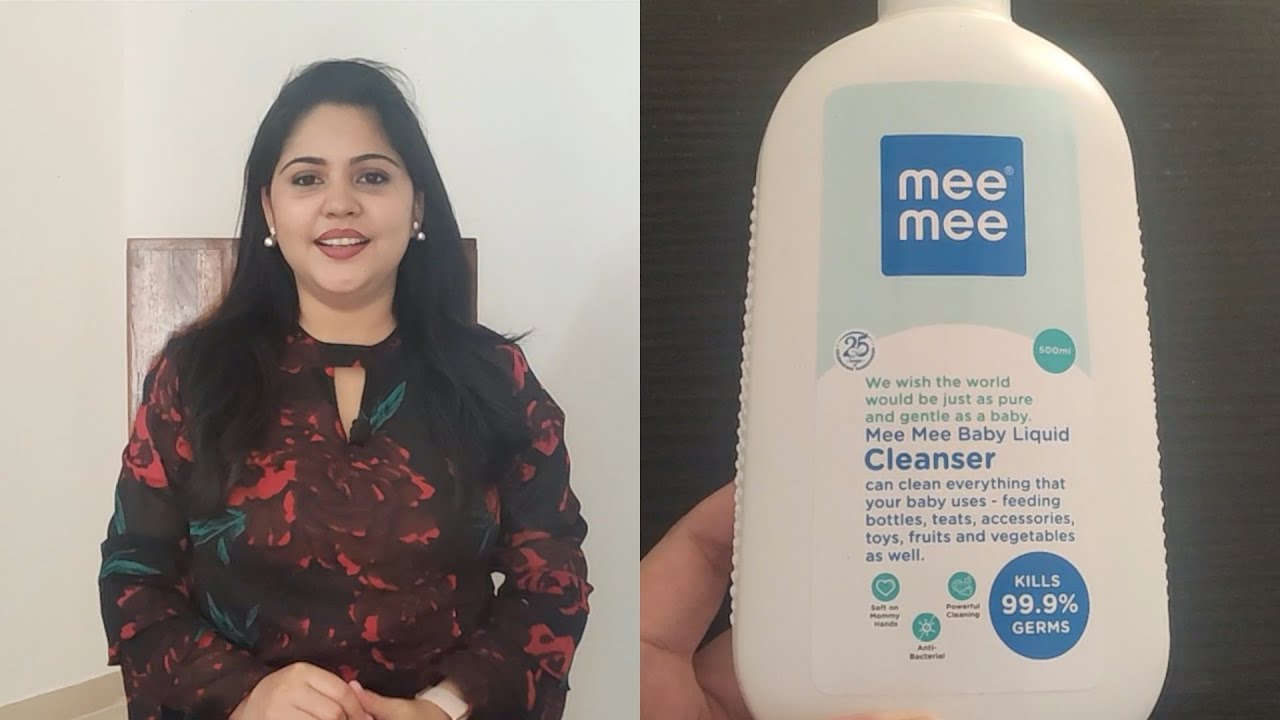 MeeMee Anti Bacterial Baby liquid Cleanser, Best liquid Cleanser for baby