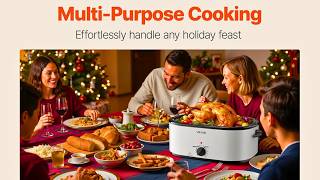 VEVOR Roaster Oven 26QT Electric Roasting Pan Review | Vevor Electric Turkey Roaster Review