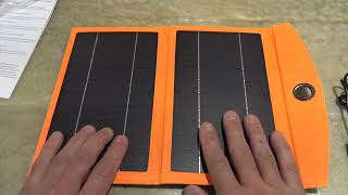 10W Portable Solar Charger Power Bank 5V3A Folding Solar Panel Solar Cells & High Efficiency Battery