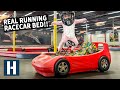 We Build a Motorized Racecar Bed - and Take it to a Kart Track!