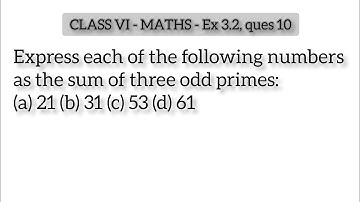 Q10 - Ex 3.2 - Playing with Numbers - Chapter 3- Class 6th NCERT Maths | Class 6 maths ex 3.2 ques10