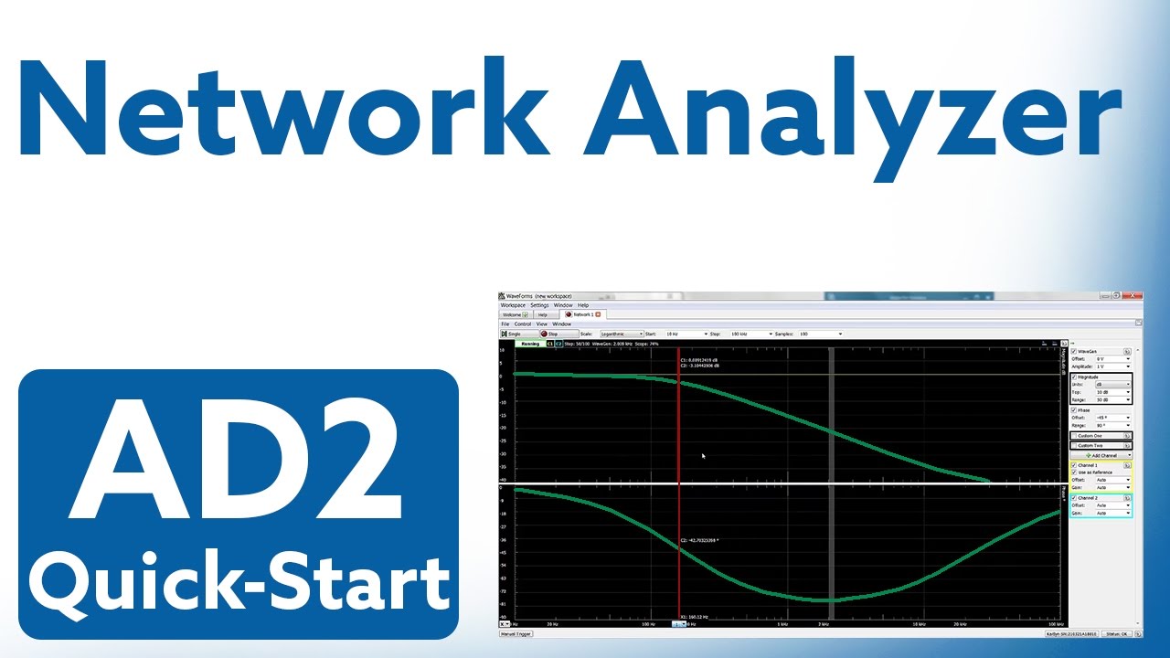Analog Discovery 2 QuickStart Video 7 Network Analyzer YouTube Analog Discovery 2 QuickStart Video 7 Network Analyzer YouTube