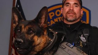Fallen K-9 cop honored by hundreds