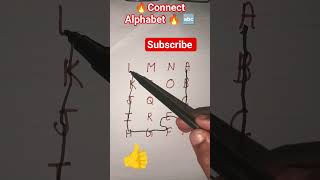🔥 Connect Alphabets 🔥🔤# alphabet #challenge #trending #fun #english #shortvideo