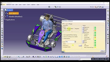 How to do Ergonomics for vehicles in CATIA V5 R20