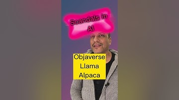 Scandals in AI: Objaverse, Llama, Alpaca, and Dolly