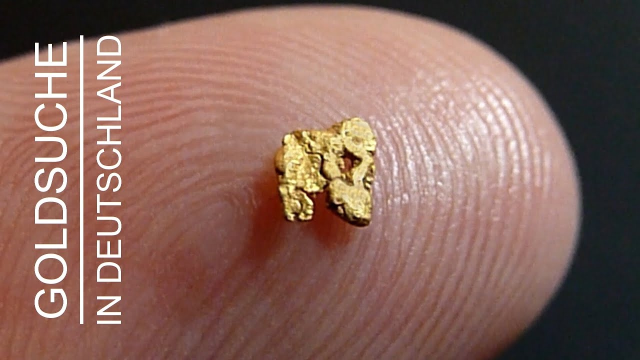 Goldwaschen - Goldsuche in Deutschland nach Flittern und Nuggets in