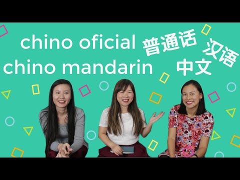 Vídeo: Diferencia Entre Chino Y Mandarín