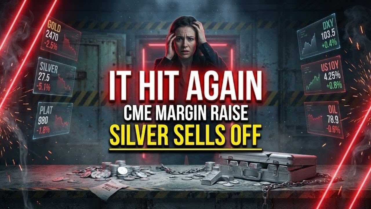 IT HIT AGAIN: CME Margin Hike Sparks a Silver Selloff — What Really Happened