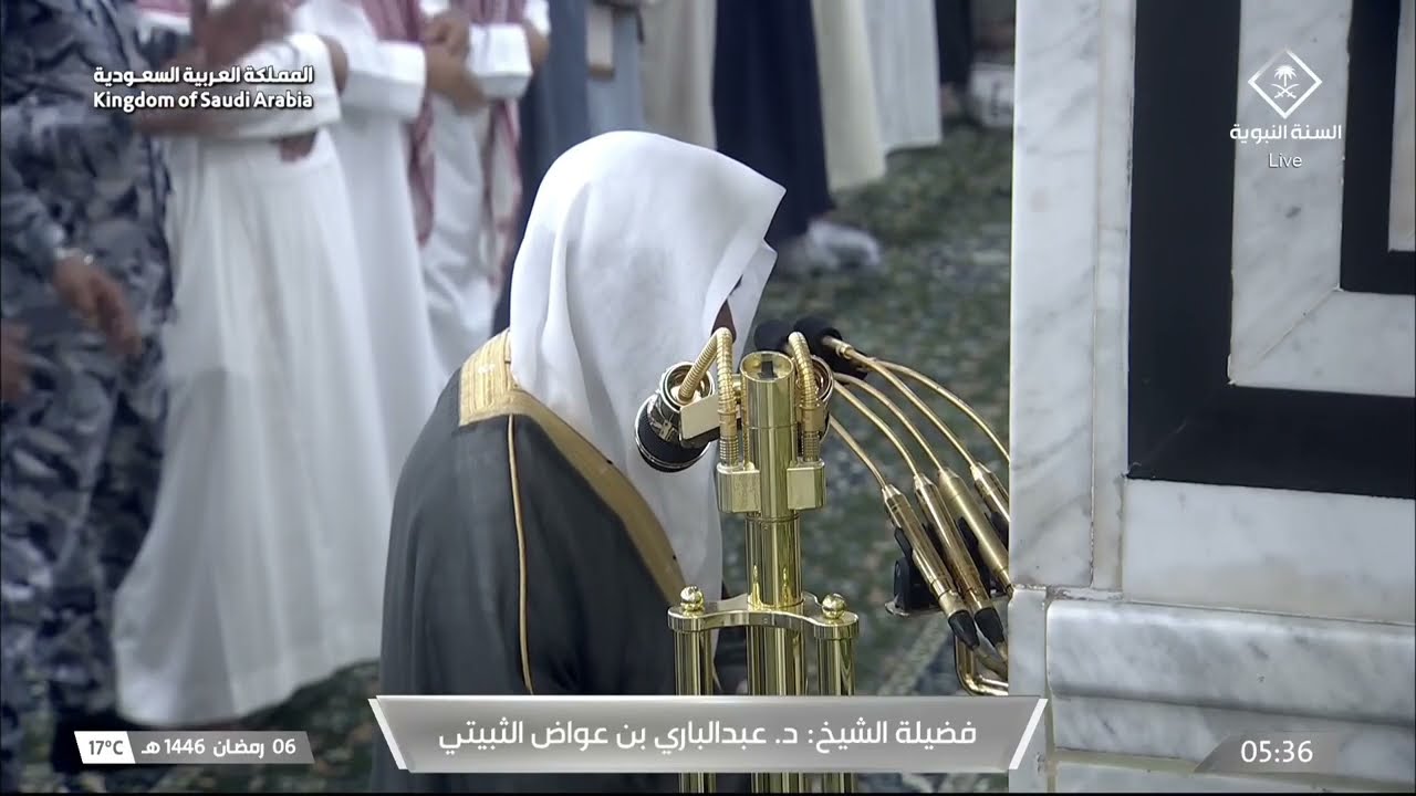 صلاة الفجر للشيخ عبدالباري الثبيتي 6 رمضان 1446هـ