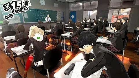 Lets Play Persona 5 Royal Part 4 - First Day Of School