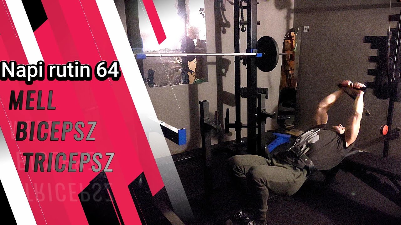 Napi Rutin Napi rutin 64 | #otthoniedzés #melledzès #bicepszedzés #tricepsworkout ...