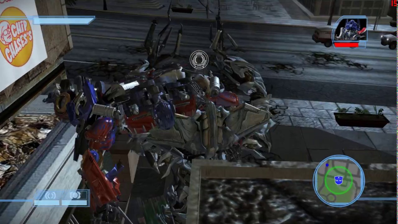 Transformers Megatrons death scene Transformers The Game MXSRT