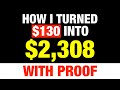 How I Turned $130 Into $2,308 With Affiliate Marketing (Direct Linking Without Clickmagick)