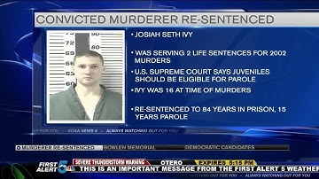 Josiah Seth Ivy resentenced for 2002 murders