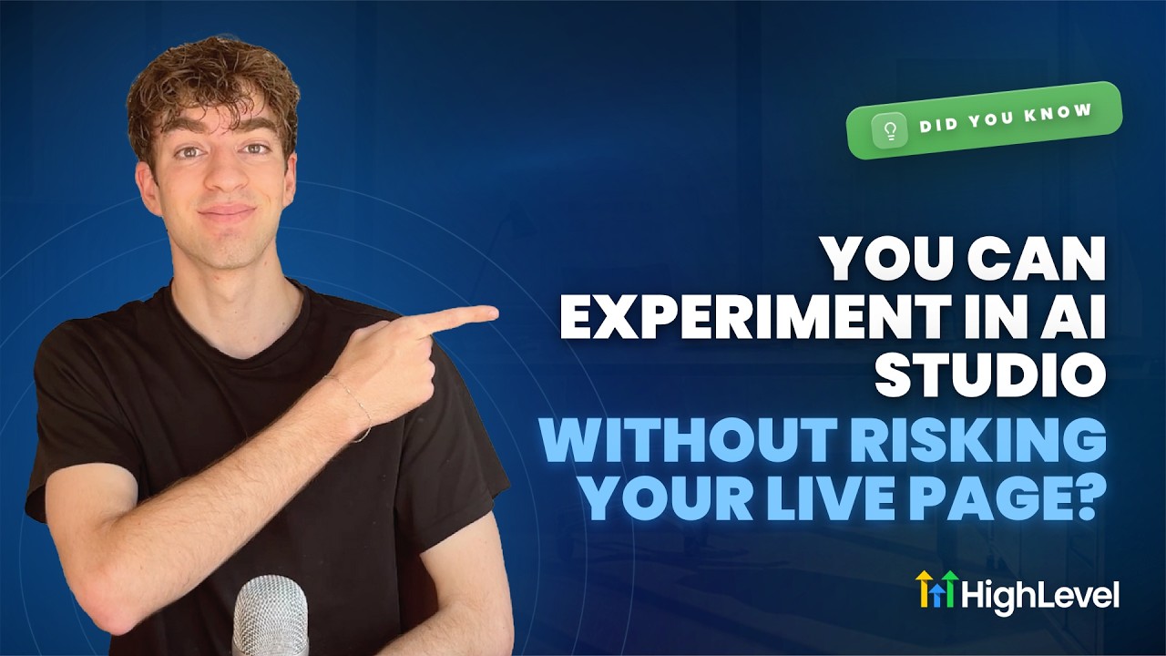 Did You Know You Can Experiment in AI Studio Without Risking Your Live Page?