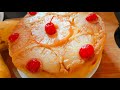 NO BAKE Pineapple Condensed Milk Cake | Steamed Pineapple Upside Down Cake | Lockdown Cake