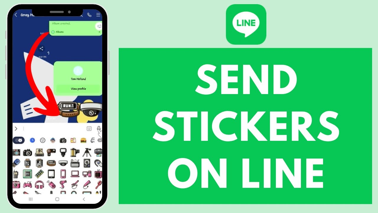 Sticker Put Line How to Send Stickers in LINE 2024? - YouTube