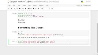 Formatting and enter inputs Python programming@24