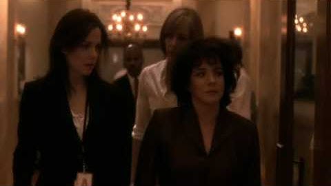 Amy, Mrs Bartlet and CJ