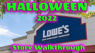 Lowes 🎃 Halloween 🎃 Store Walk Through Early setup Animatronics Gemmy # #halloween