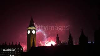 London Big Ben Ring  with spectacular fireworks display as UK Usher In 2026