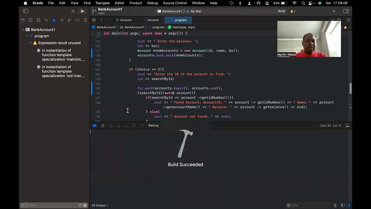using for_each, accumulate and transform in C++ - YouTube