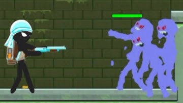 Purple Zombies! Chapter 6 Under Passage Level 87-88 Stickman Zombie Shooter game