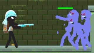 Purple Zombies! Chapter 6 Under Passage Level 87-88 Stickman Zombie Shooter game screenshot 2