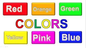 Bé học tiếng anh chủ đề các loại màu sắc xanh, đỏ, tím, vàng ... - Thanh nấm