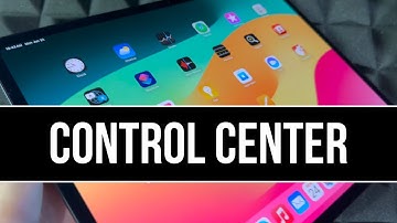 Access Control Center on your iPad Pro 13"