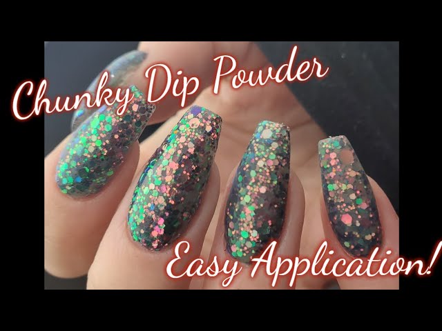 DO'S & DON'TS - Chunky Glitter Dip Powder Application 