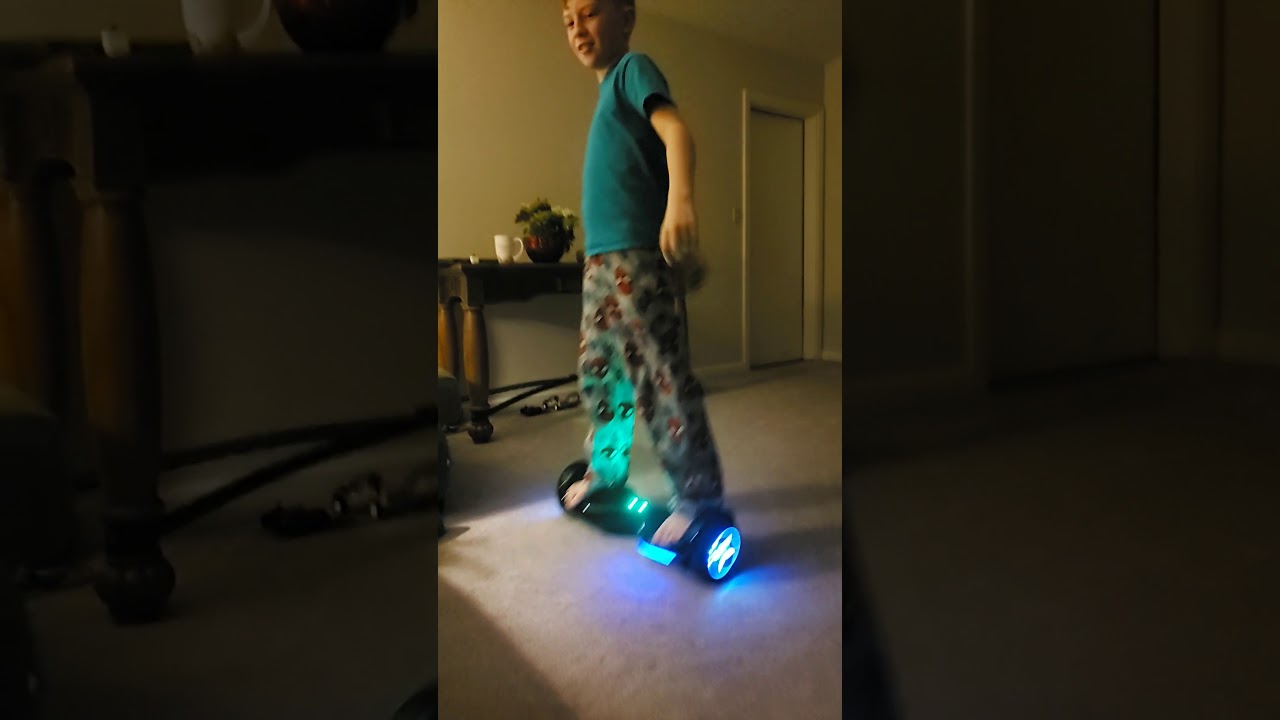 9 year old hover board tricks. YouTube