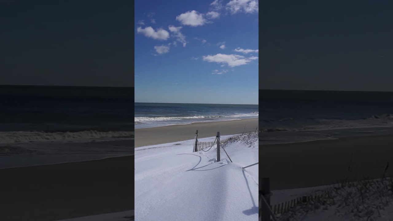 Post blizzard on Rehoboth Beach and Dewey Beach February 24th.
