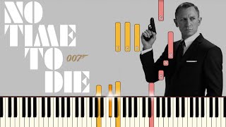 No Time To Die - Billie Eilish (James Bond) | Piano Tutorial (Synthesia)