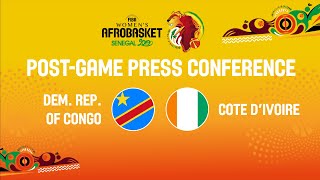 Press Conference - Dem. Rep. of the Congo v Cote d'Ivoire