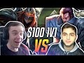 Redmercy zed vs yassuo yasuo only  100 1v1 showdown  league of legends