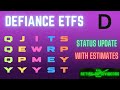 Defiance income etfs qqqy jepy iwmy spyt  tres weekly wrap up  42824 with estimates