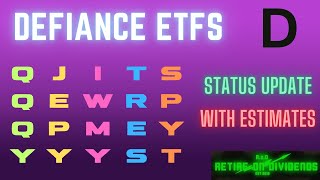 Defiance Income ETFs QQQY, JEPY, IWMY, SPYT, & TRES Weekly Wrap up - 4/28/24 (with Estimates)