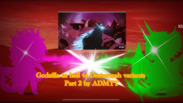 Kaijus react to Godzilla in hell vs Destoroyah variants part 2|| by @ADMYT123