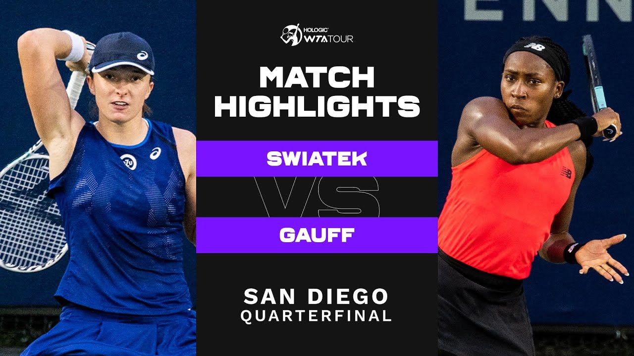 Iga Swiatek vs. Coco Gauff | 2022 San Diego Quarterfinal | WTA Match