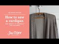 How to sew a cardigan using a serger